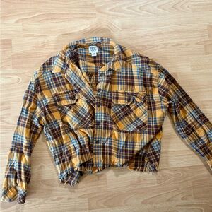 Urban Outfitters BDG cropped flannel